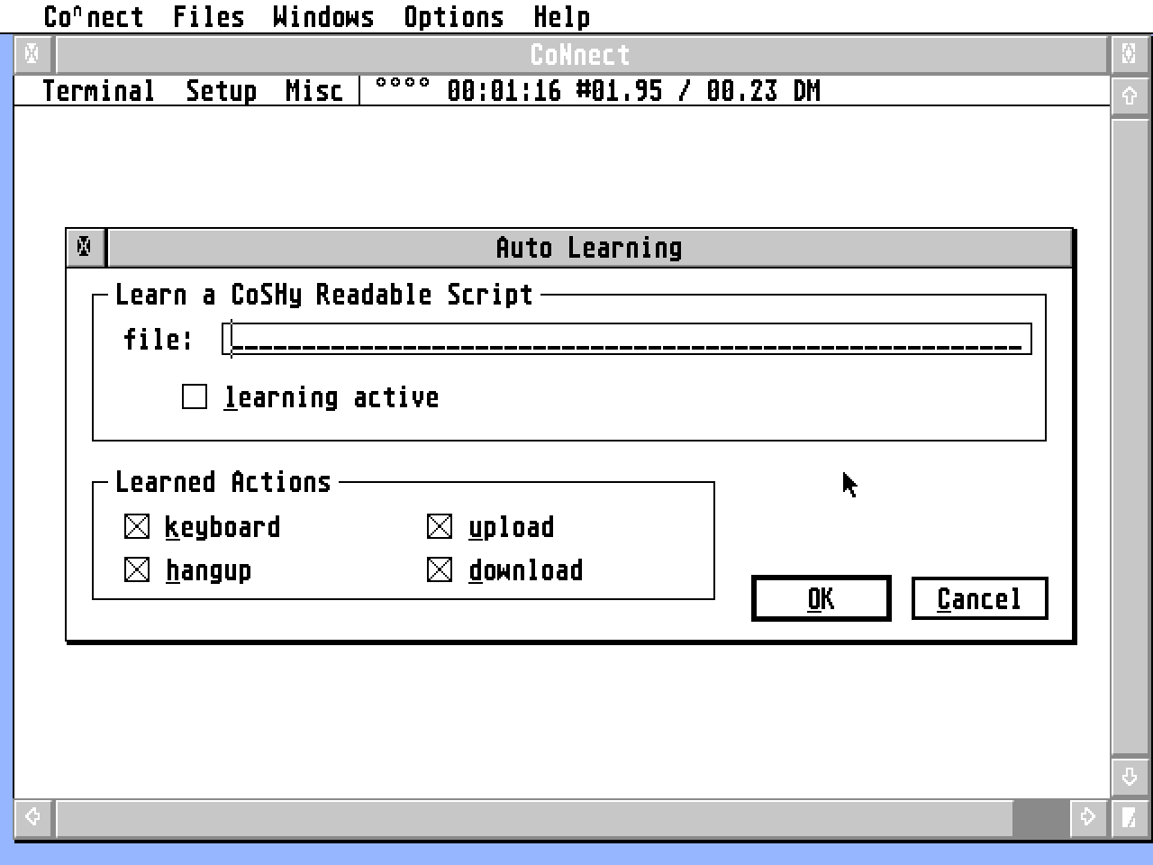 CoNnect atari screenshot